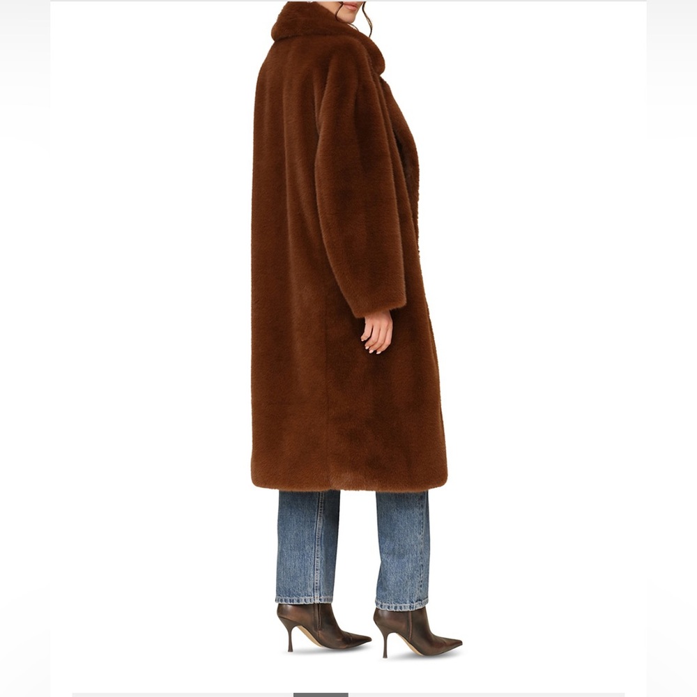 Avec Les Filles oversized faux fur coat - Picture 5 of 14